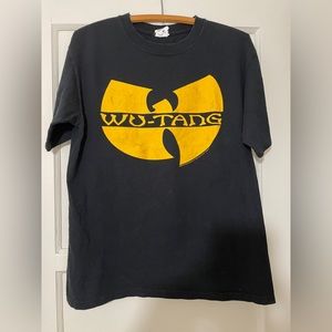 Vintage Wu Tang Clan Shirt Black & Yellow Medium